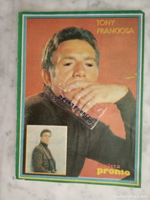 Collectionnisme de Magazine Pronto: reportaje revista pronto - tony franciosa visto por si mismo -